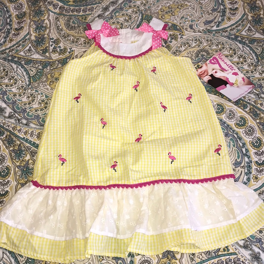 Brand new, girls sz 6 gingham dress